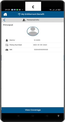 Langkah c - Klik View Coverage