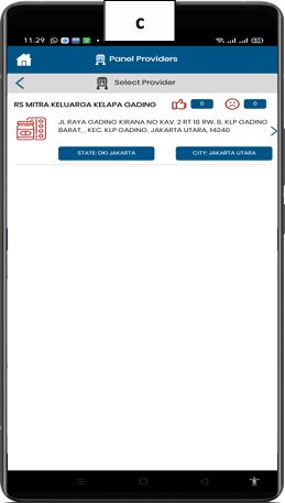 Langkah c - Hasil Pencarian