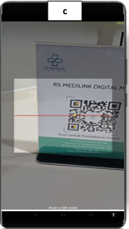 Langkah c - Scan QR Code