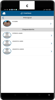 Langkah c - Pilih Nama Peserta