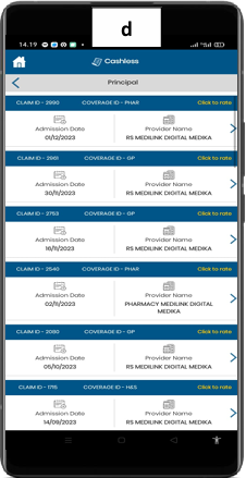 Langkah d - Pilih Provider