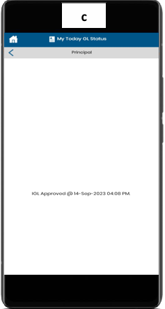 Langkah c - Status Ditampilkan