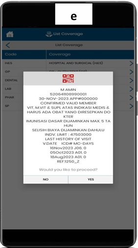 Langkah e - Klik Yes